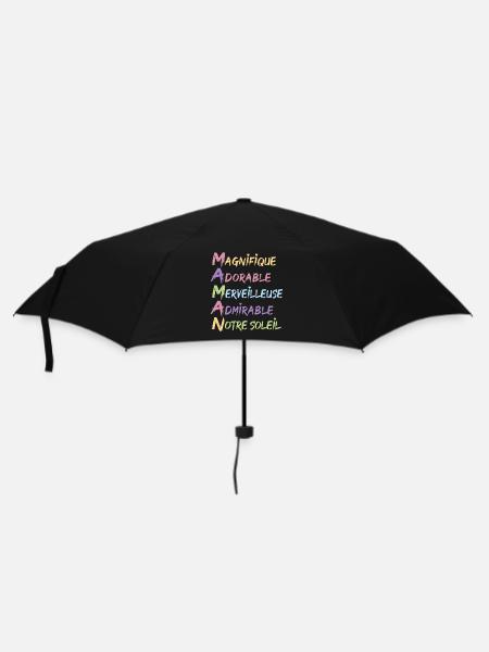 Maman cadeau fête des mères maman merveilleuse - Parapluie standard - noir
