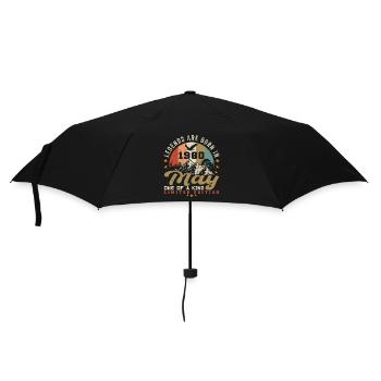 May 1980 Birthday Gift May 1980 - May 1980 - Umbrella (small) - black - Front