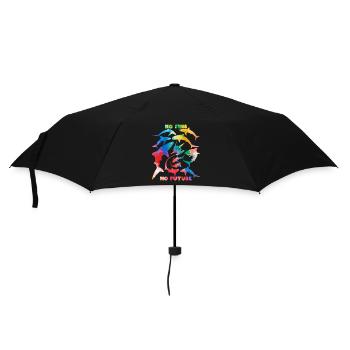 No fins no future Rainbow colors - Umbrella (small) - black - Front