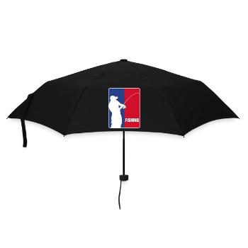 Perfekter Angler - Fishing - Angler Geschenk - Regenschirm (klein) - Schwarz - Vorne