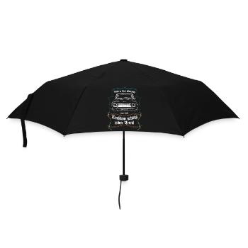 Oldtimer DDR W 353 Retro Tuning Low #lowddr - Regenschirm (klein) - Schwarz - Vorne