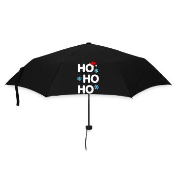 Ho Ho Ho Christmas Family - Umbrella (small) - black - Front
