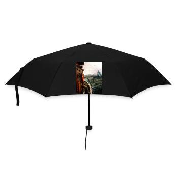 Icebreaker ship, Greenland - Umbrella (small) - black - Front