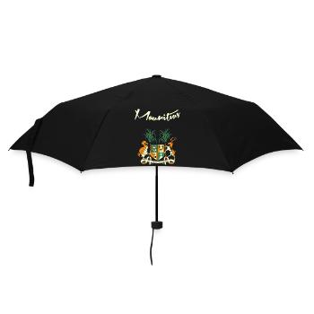 Mauritius - Regenschirm (klein) - Schwarz - Vorne