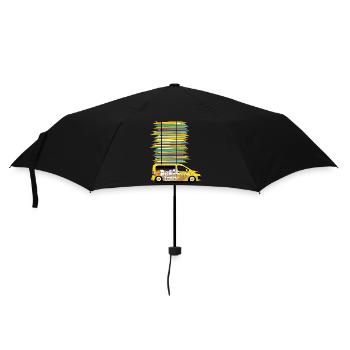 Peace Love Campster Van Cadeau - Parapluie standard - noir - Devant