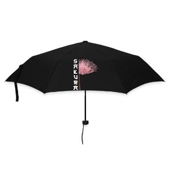 Sakura Tree Japanese Cherry Blossoms - Umbrella (small) - black - Front