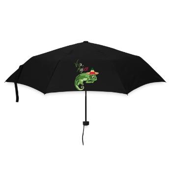 Viva Mexiko Sombrero - Regenschirm (klein) - Schwarz - Vorne