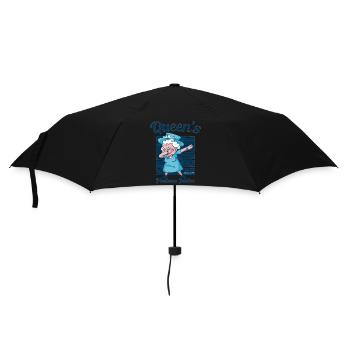 Dabbing British Queen Monarchy Platin-Jubiläum - Regenschirm (klein) - Schwarz - Vorne