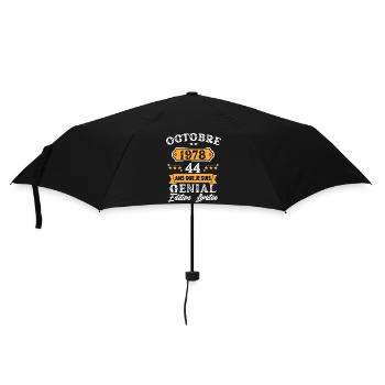 Cadeau D'anniversaire 44 Ans Octobre 1978 Rétro - Parapluie standard - noir - Devant