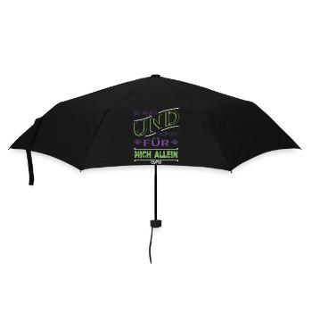 kann spuren enthalten pfote geek - Regenschirm (klein) - Schwarz - Vorne