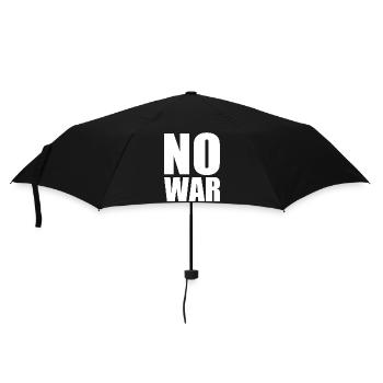No war - Umbrella (small) - black - Front