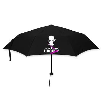 Hockey Field Hockey Girl Women's Hockey - Umbrella (small) - black - Front