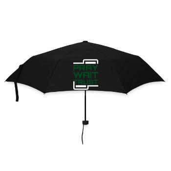 Pray Wait Trust - Regenschirm (klein) - Schwarz - Vorne