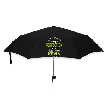 kévin si tu veux la perfection à vélo cycliste - Parapluie standard - noir - Devant
