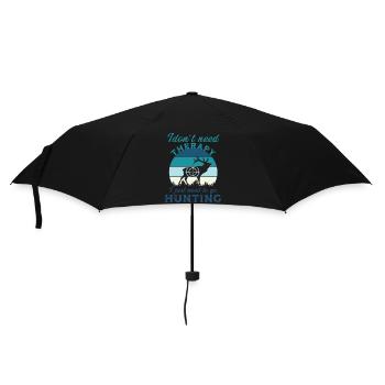 I just need to go hunting original gift hunter - Parapluie standard - noir - Devant