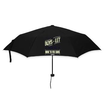 Idée cadeau d’anniversaire mécanicien aéronautique - Parapluie standard - noir - Devant