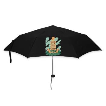 Mes règles de jardin - Parapluie standard - noir - Devant