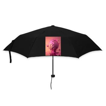 Pink Ball Drops Fantasy Gift - Umbrella (small) - black - Front