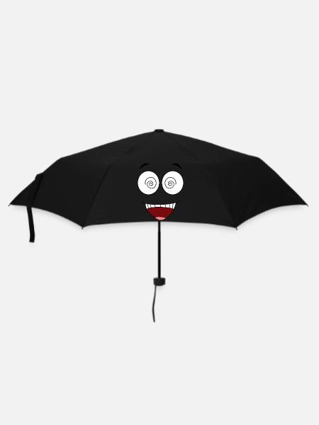 Visage fou - Parapluie standard - noir