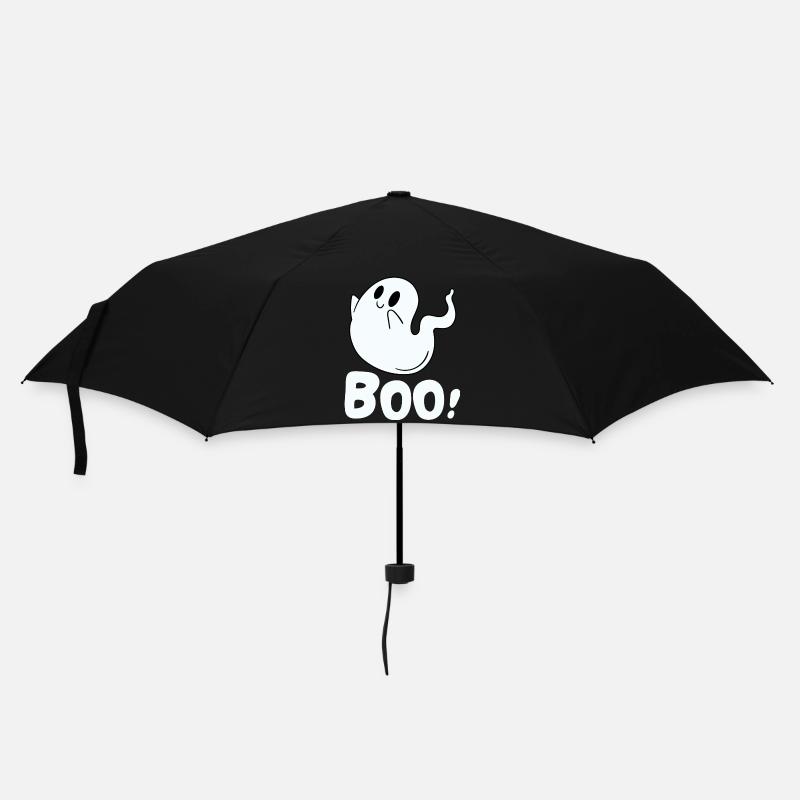 Boo Geist - Regenschirm (klein) - Schwarz