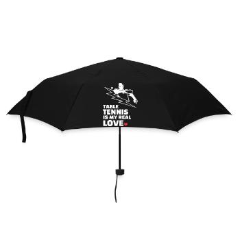J’adore le tennis de table - Parapluie standard - noir - Devant