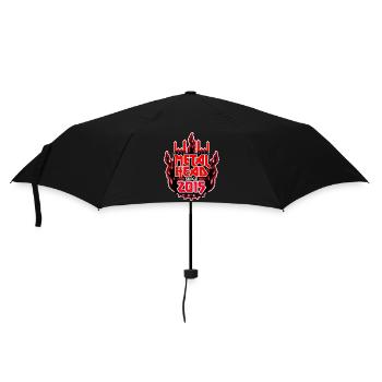 METALHEAD since 2015 - Regenschirm (klein) - Schwarz - Vorne