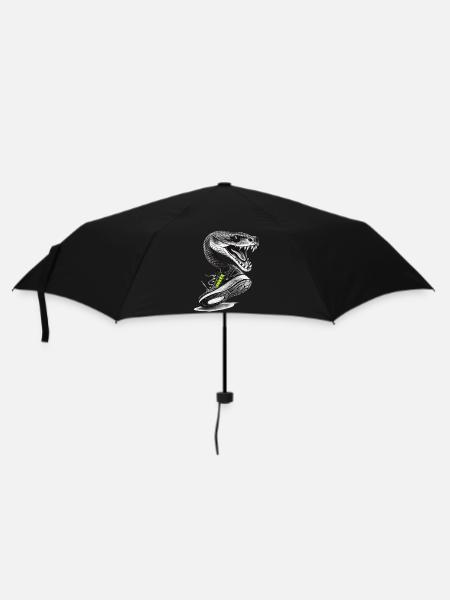 snake - Regenschirm (klein) - Schwarz