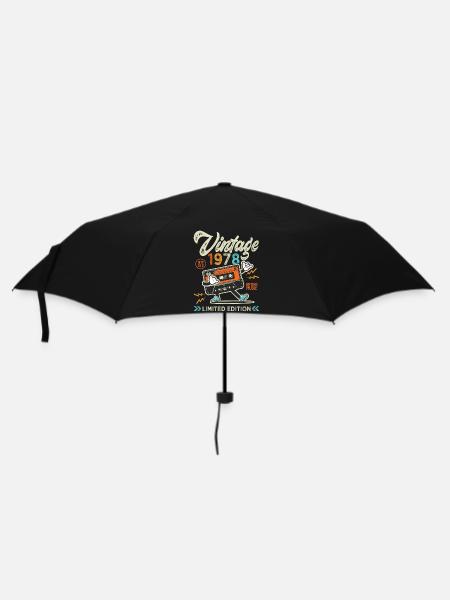 1978 Anniversaire retro music Chemise De 1978 - Parapluie standard - noir