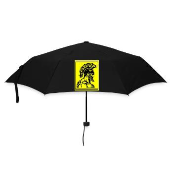 Muscles de gladiateurs guerriers spartiates - Parapluie standard - noir - Devant