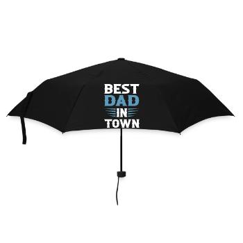 Best Dad in Town - Umbrella (small) - black - Front