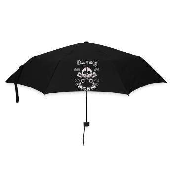 Born To Ride MC Skull Piston Design - Regenschirm (klein) - Schwarz - Vorne