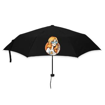 Anne hippie - Umbrella (small) - black - Front
