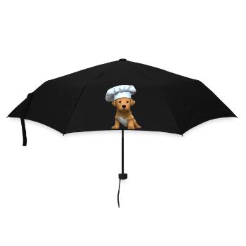 Golden Retriever Cooking Dogs Gastronom Puppy - Parapluie standard - noir - Devant