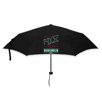 großkatze hauskatze meerkatze zitat seekatze spaß - Regenschirm (klein) - Schwarz - Vorne