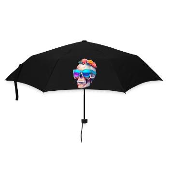 Skull - Umbrella (small) - black - Front