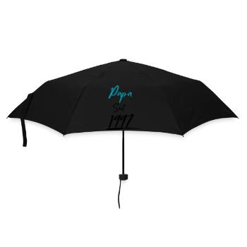 Papa seit 1997 - Regenschirm (klein) - Schwarz - Vorne