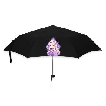 Cute Chibi Princess - Cute Fairy Tale Design - Umbrella (small) - black - Front