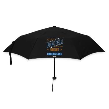 GolfGift Cool Happy GolfVêtements GarçonsGolf GolfEnfants - Parapluie standard - noir - Devant
