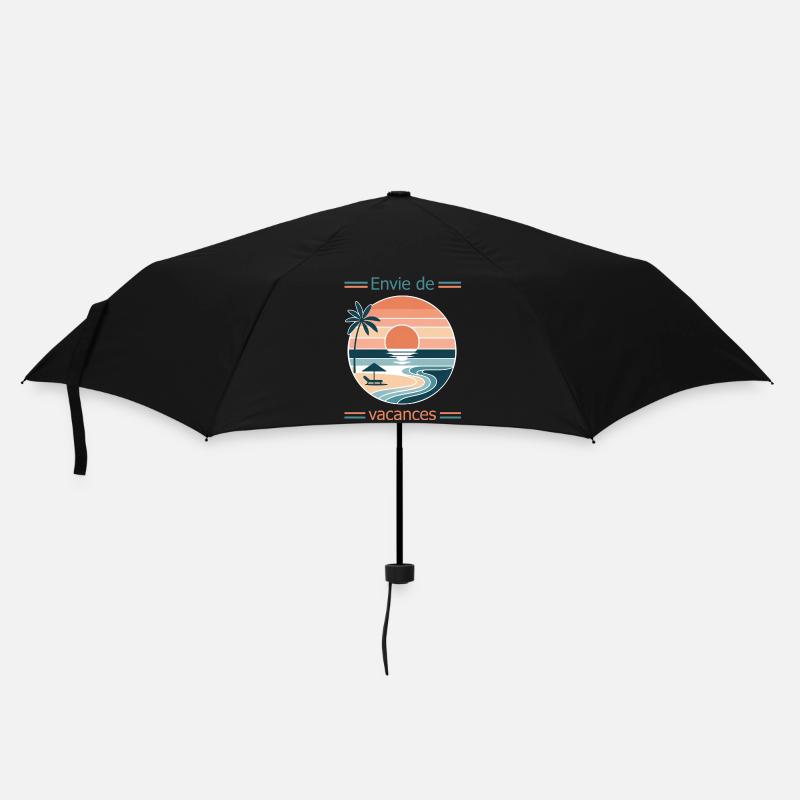 Besoin de vacances - Parapluie standard - noir