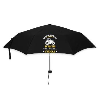 Tracteur école farmer - Parapluie standard - noir - Devant