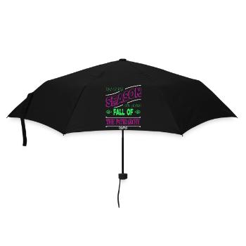 Bday Birthday Calendaring Statement - Umbrella (small) - black - Front