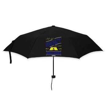 drôle citation humour blagues construction charpentier - Parapluie standard - noir - Devant