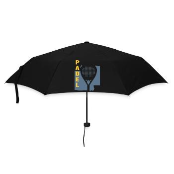 Tennis de padel Joueurs de padel - Parapluie standard - noir - Devant