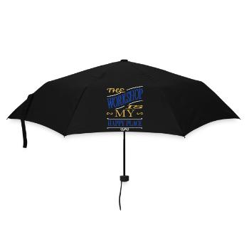 construction carpenter carpenter girl tshirts - Regenschirm (klein) - Schwarz - Vorne