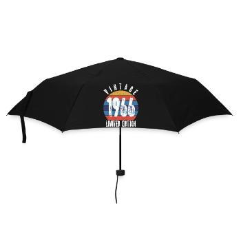 Jahrgang 1966 Limitierte Auflage - Regenschirm (klein) - Schwarz - Vorne
