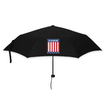 Stehe auf und kämpfe - Regenschirm (klein) - Schwarz - Vorne