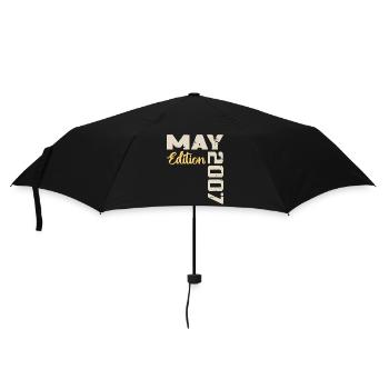 Mai 2007 Anniversaire Mai 2007 Cadeau Mai 2007 Mai - Parapluie standard - noir - Devant
