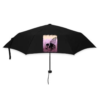 Reincarnation Butterfly Nature Skull - Umbrella (small) - black - Front