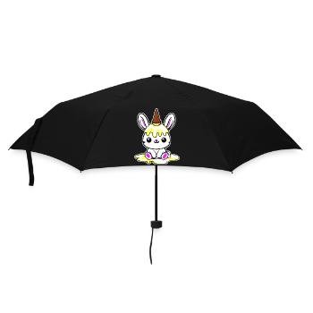 Corne de glace - Parapluie standard - noir - Devant
