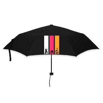 The shadow of hero - Umbrella (small) - black - Front